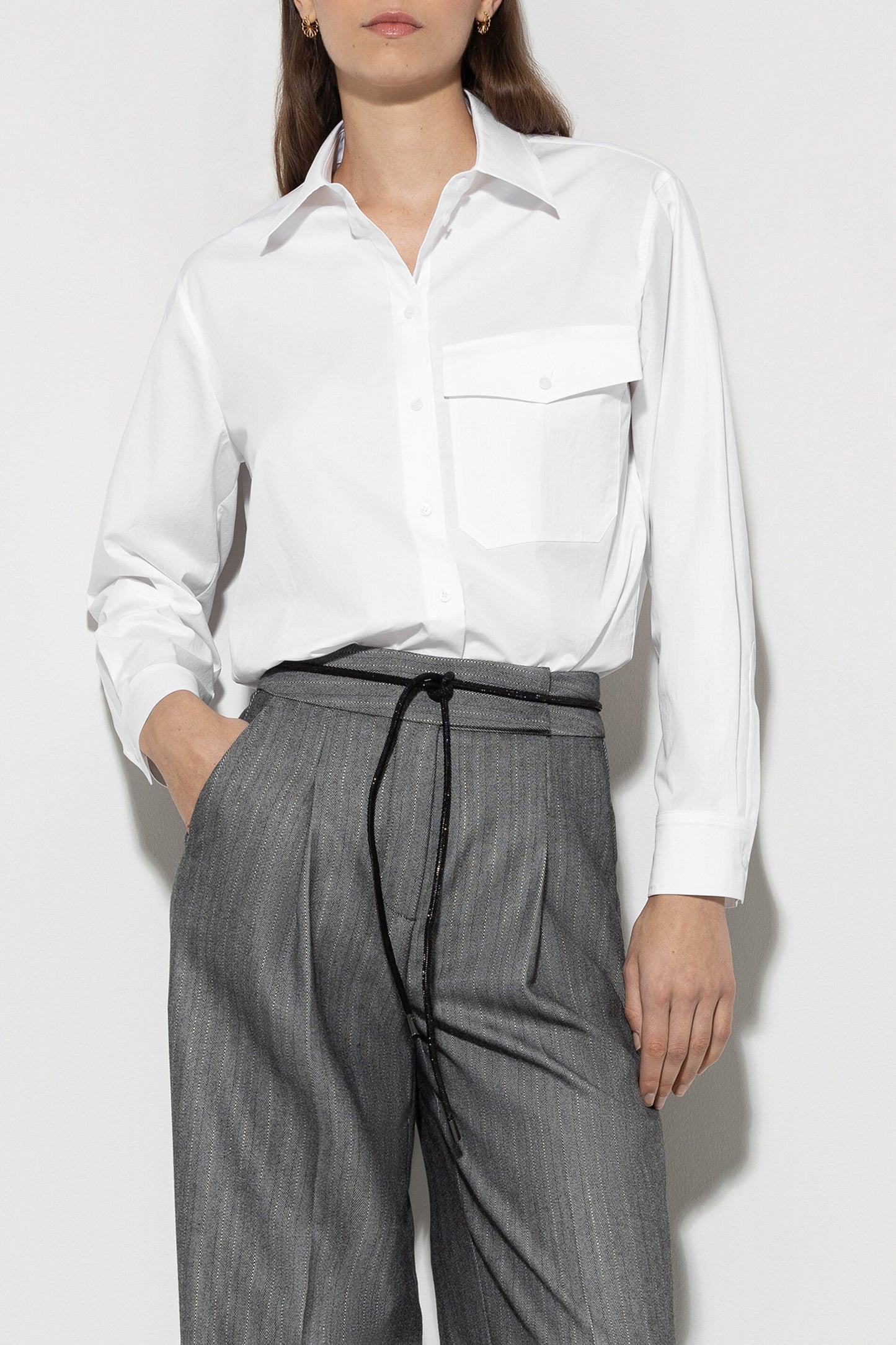Bluse Pattenttasche