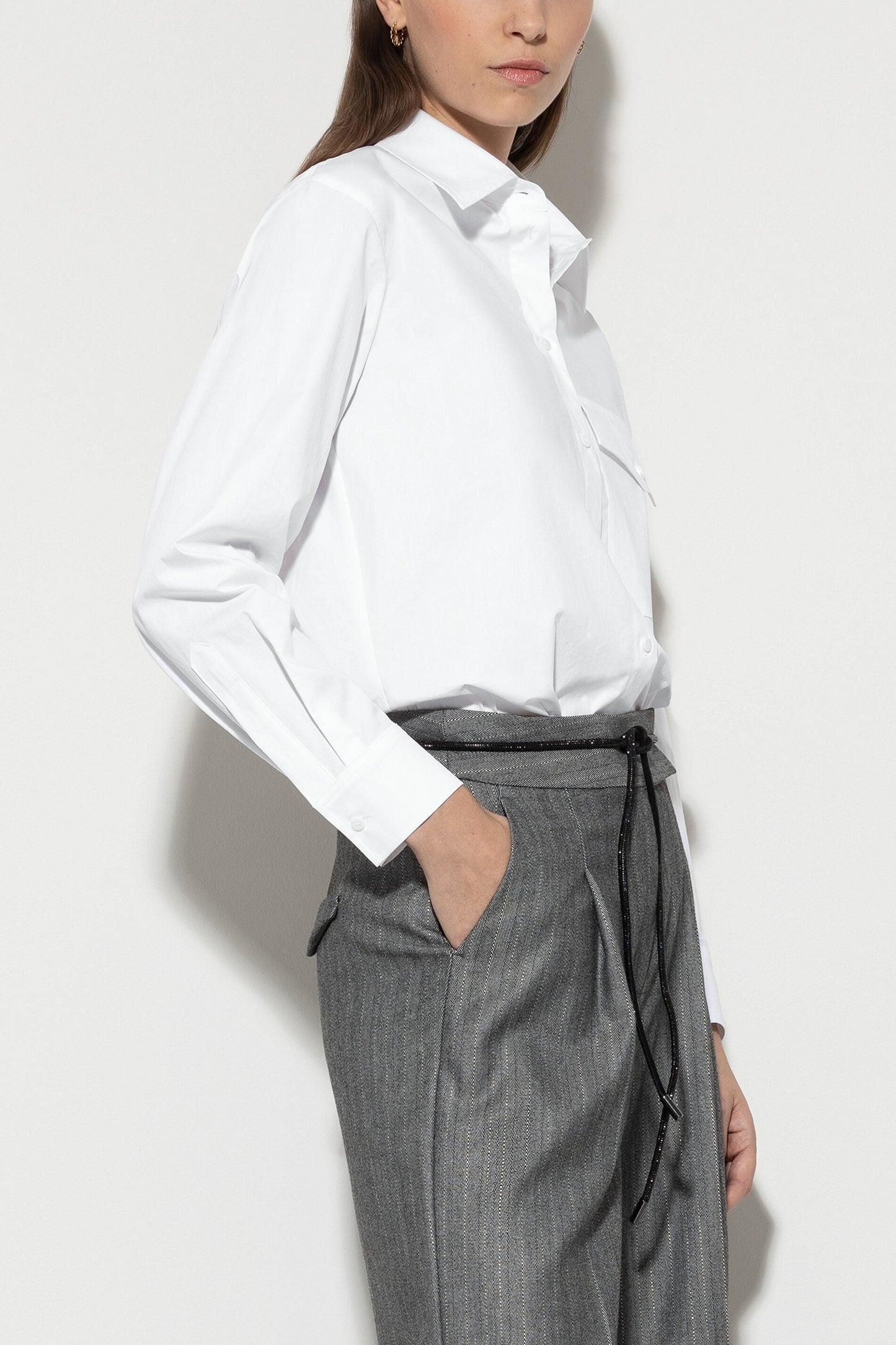 Bluse Pattenttasche