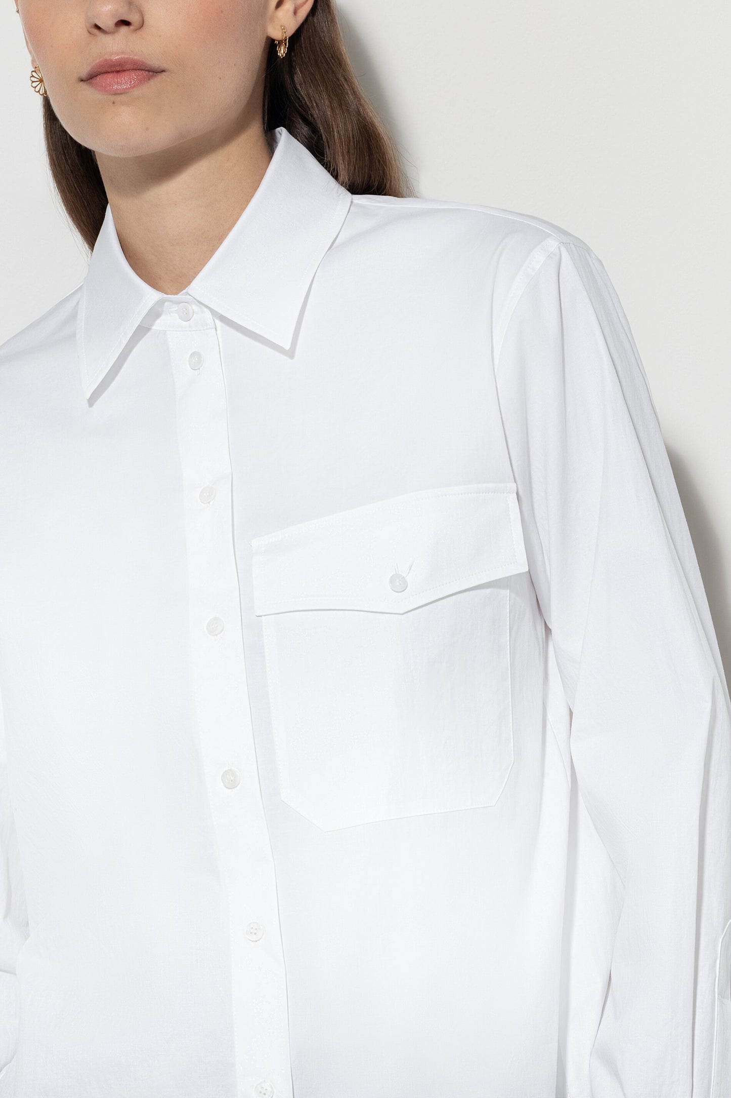 Bluse Pattenttasche