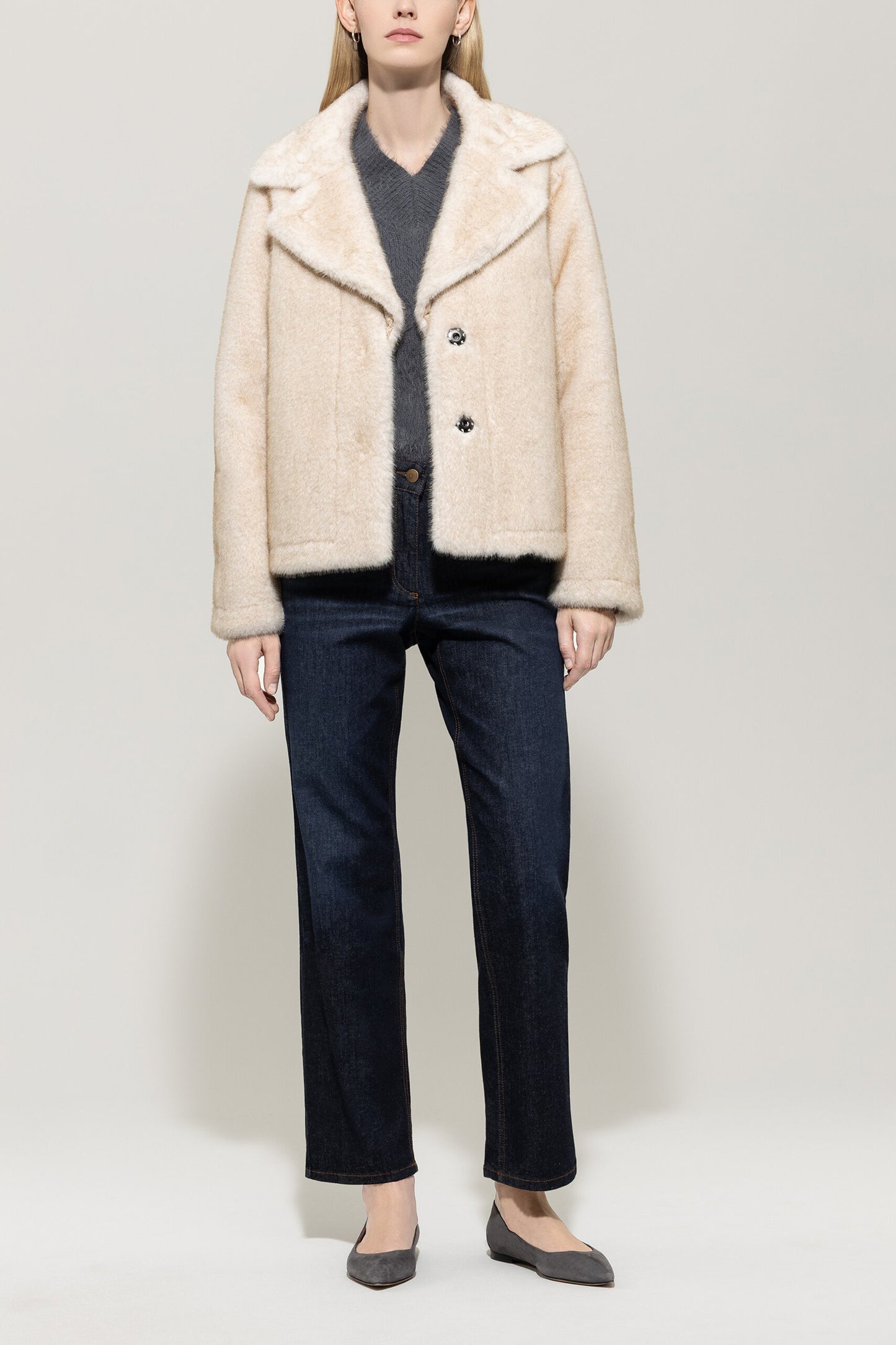 Jacke Webpelz