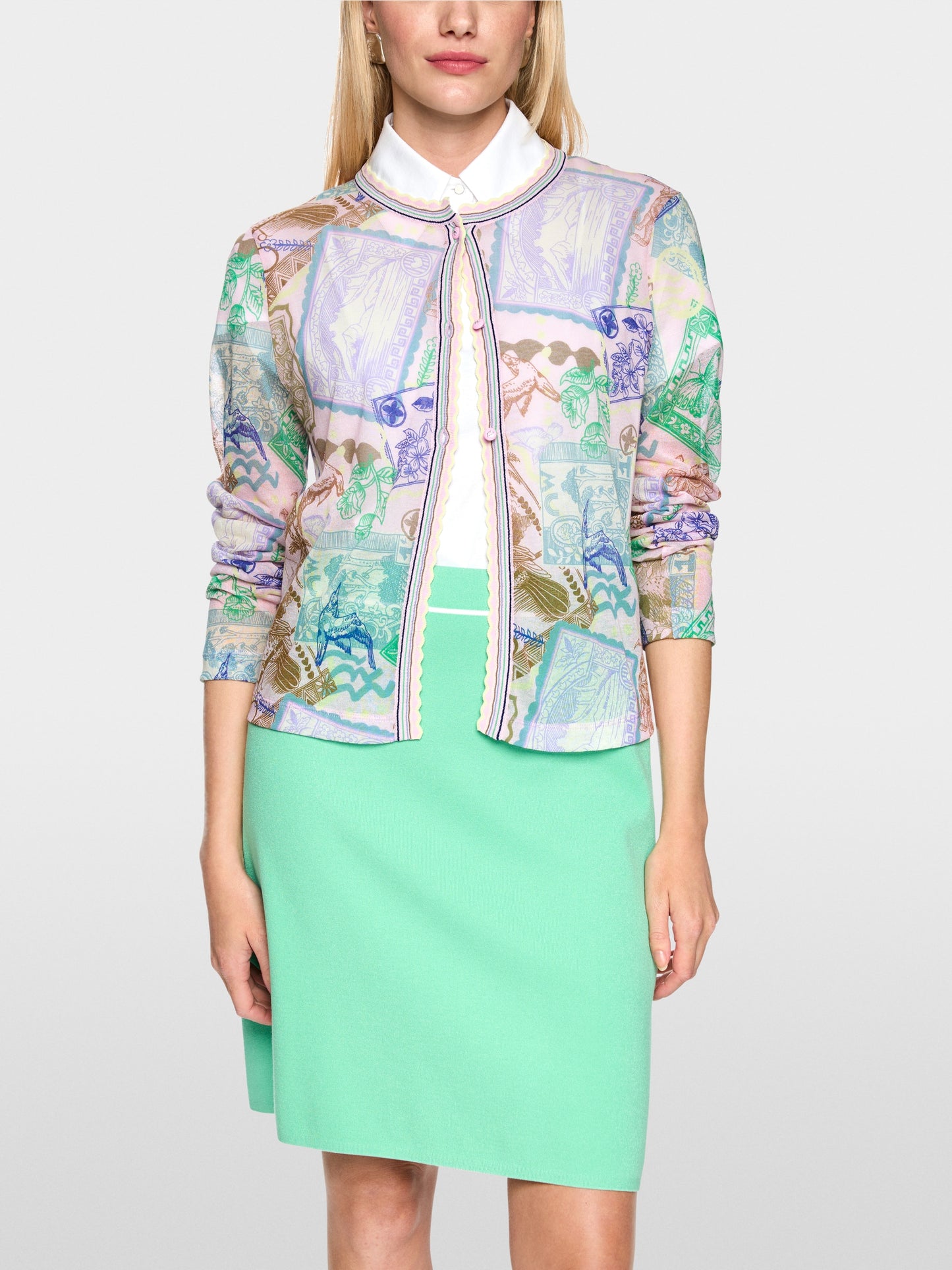 Cardigan bedruckt