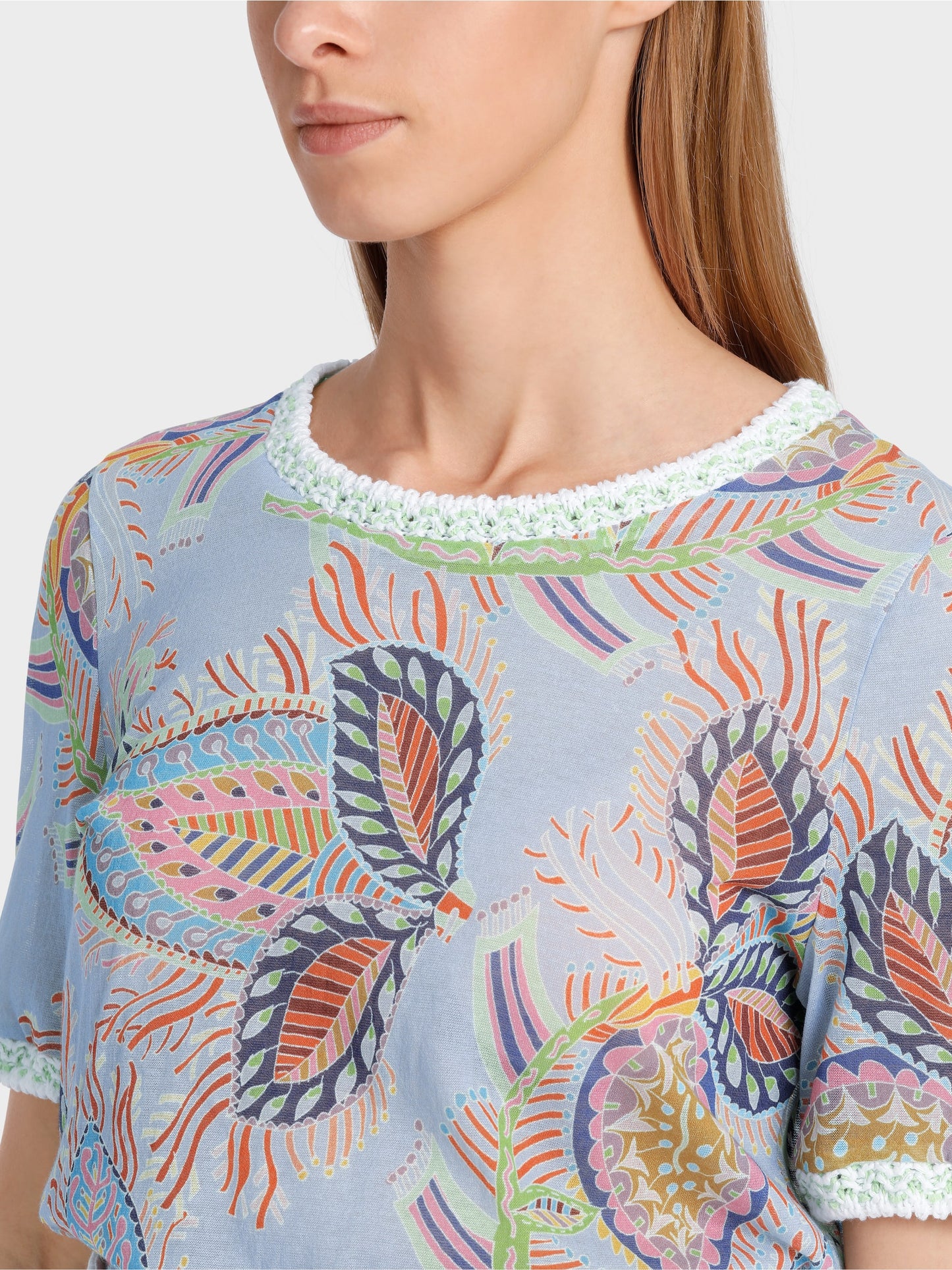 Shirt Blattmotiv