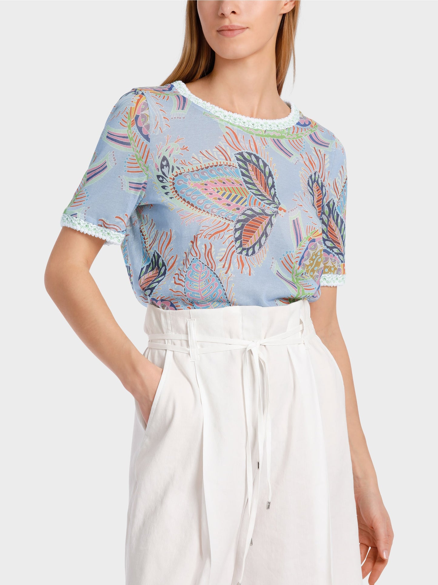 Shirt Blattmotiv