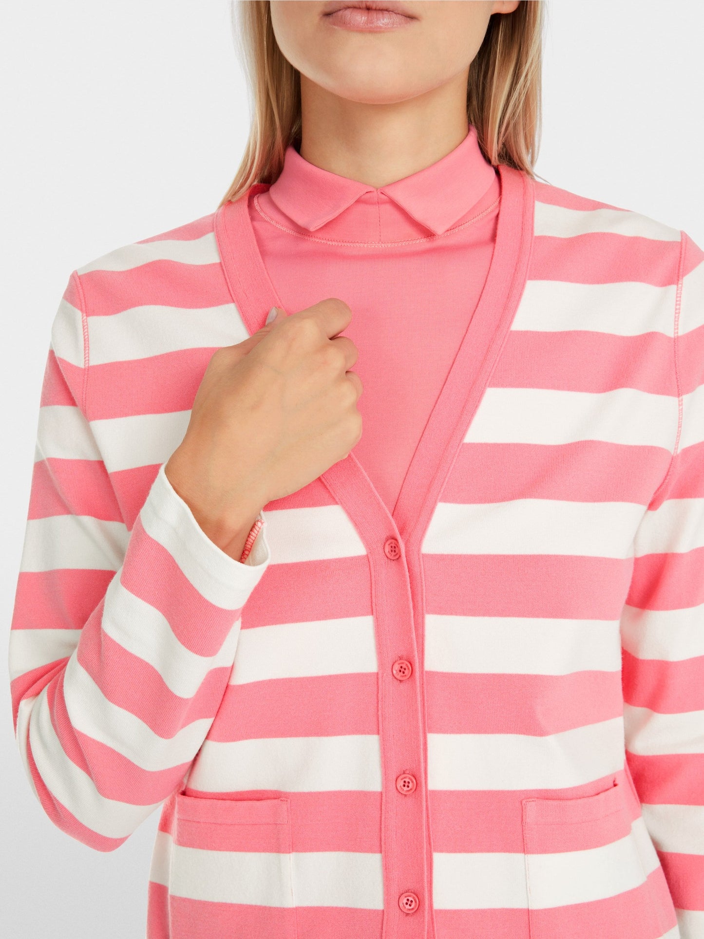 Cardigan gestreift