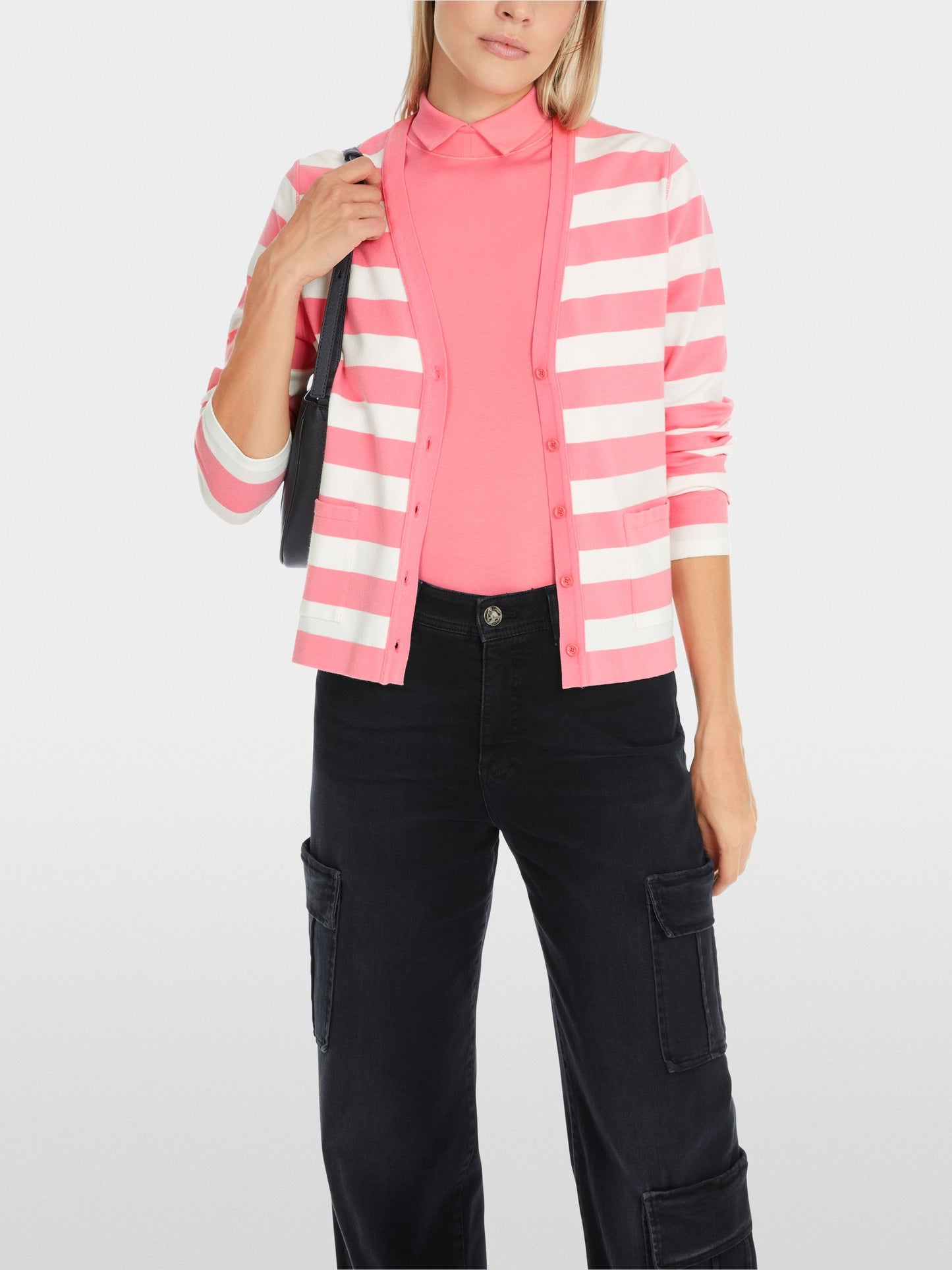 Cardigan gestreift