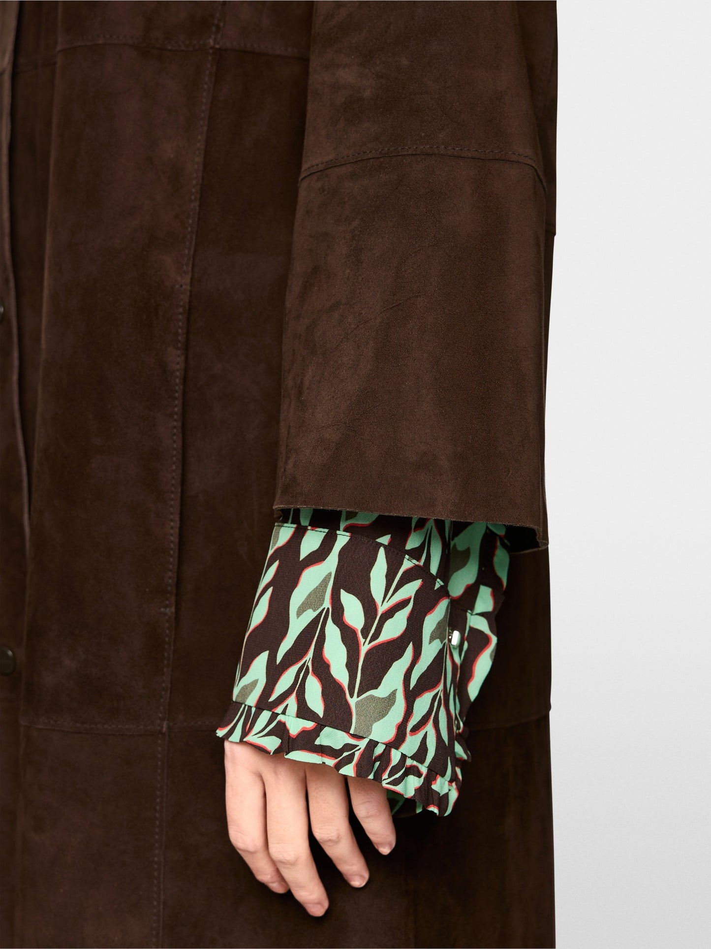 Mantel Wildleder