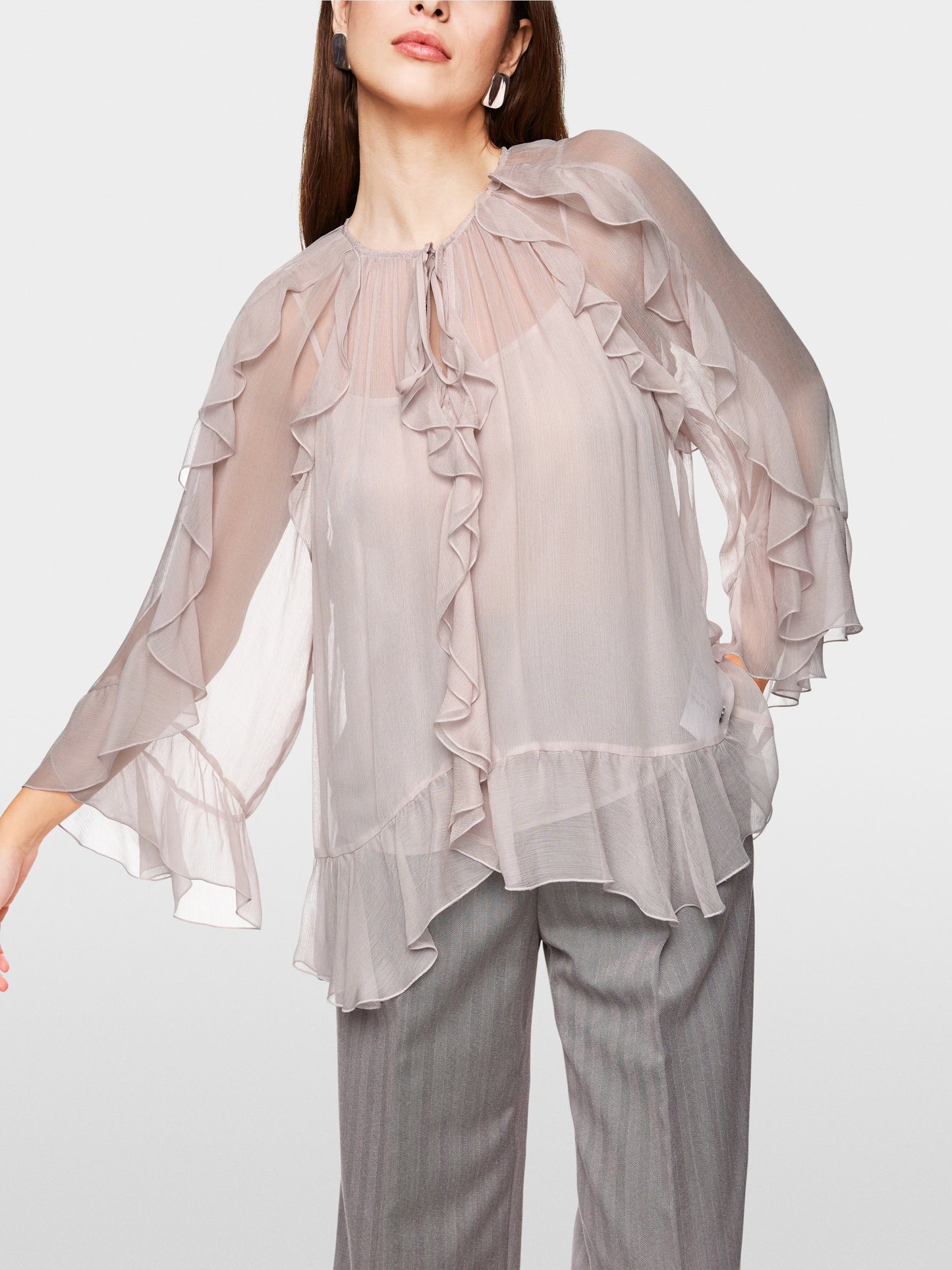Bluse Volant