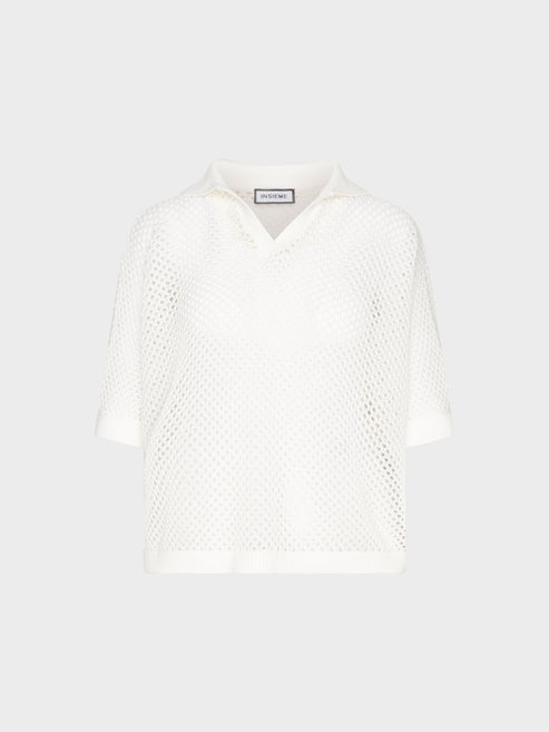 Poloshirt Lochmuster