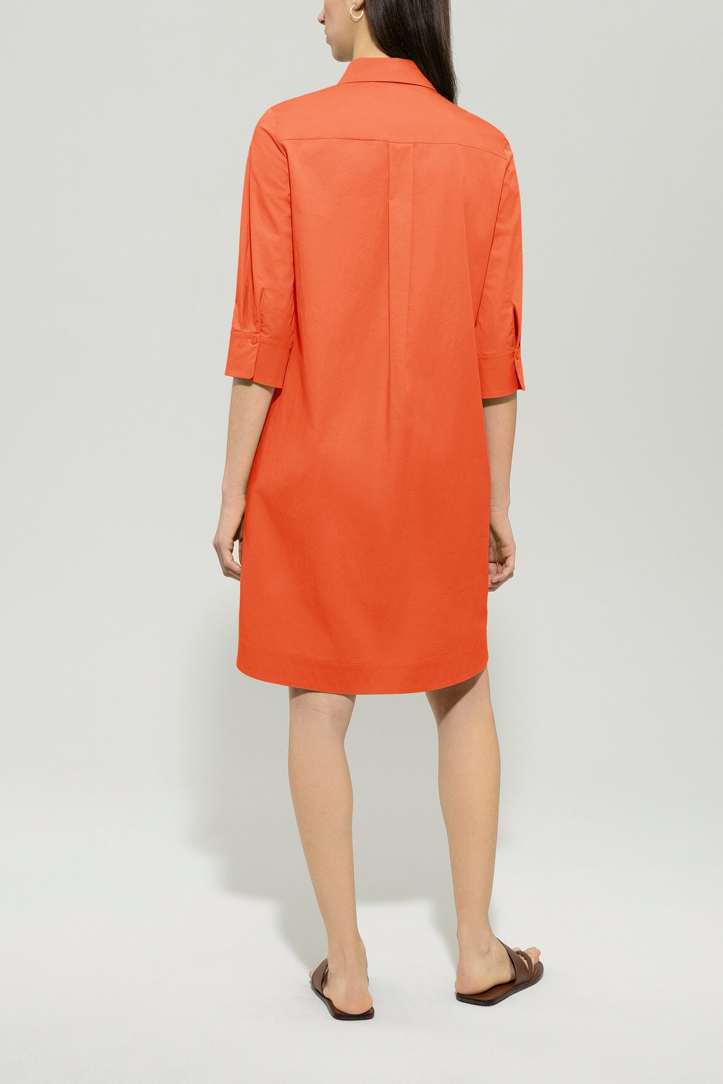 Kleid Hemdkragen