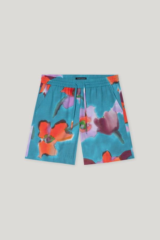 Shorts Hibiskus