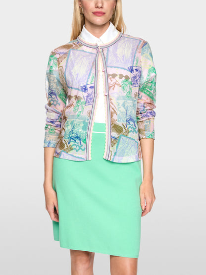 Cardigan bedruckt