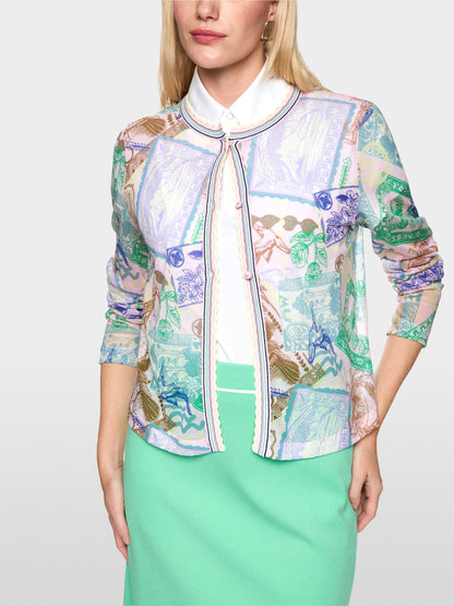 Cardigan bedruckt