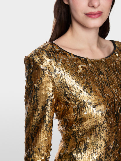 Kleid Pailetten