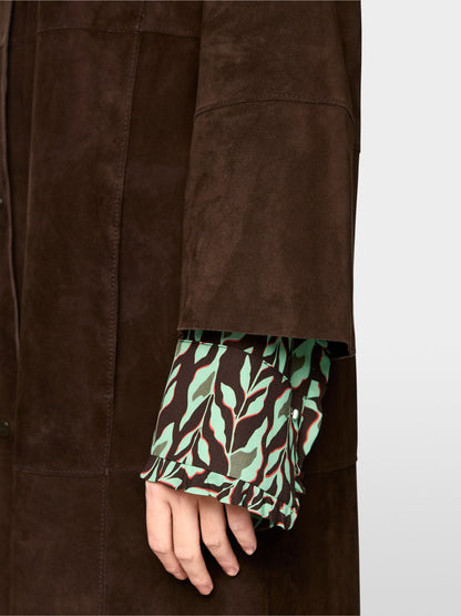 Mantel Wildleder
