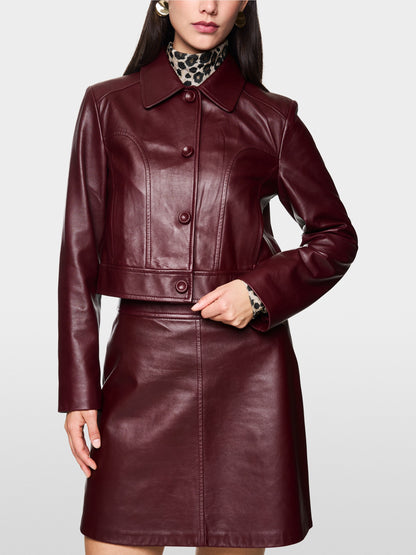 Jacke Leder